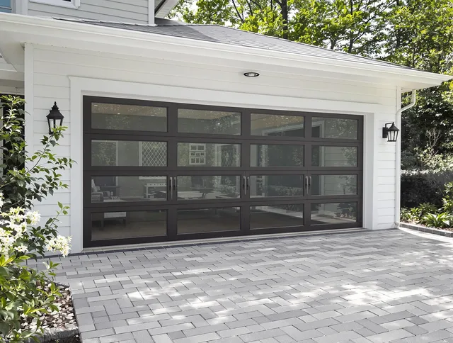 Windsor Garage Door Repair design specialist presenting custom garage door options to Windsor homeowner